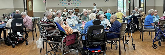 Sisters at Sacred Heart celebrating St. Clare Day