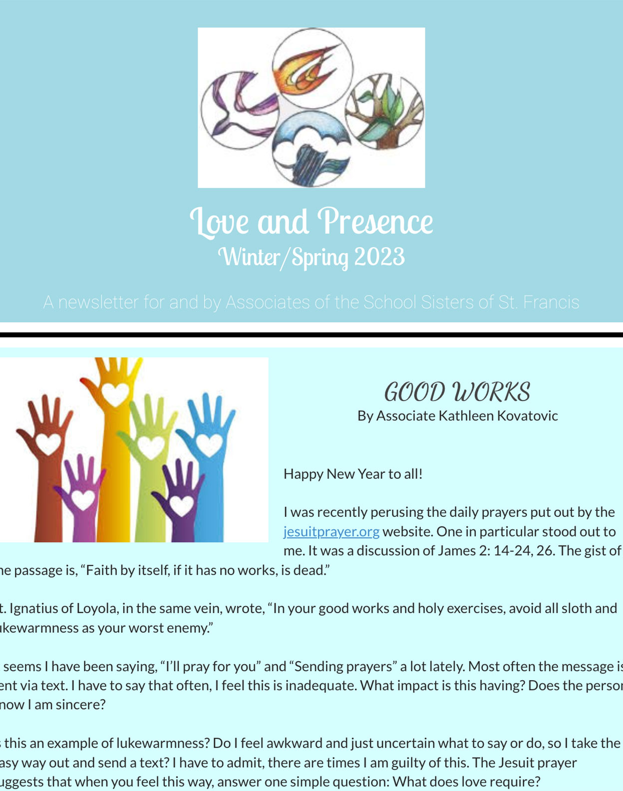 Love and Presence - Winter/Spring 2023