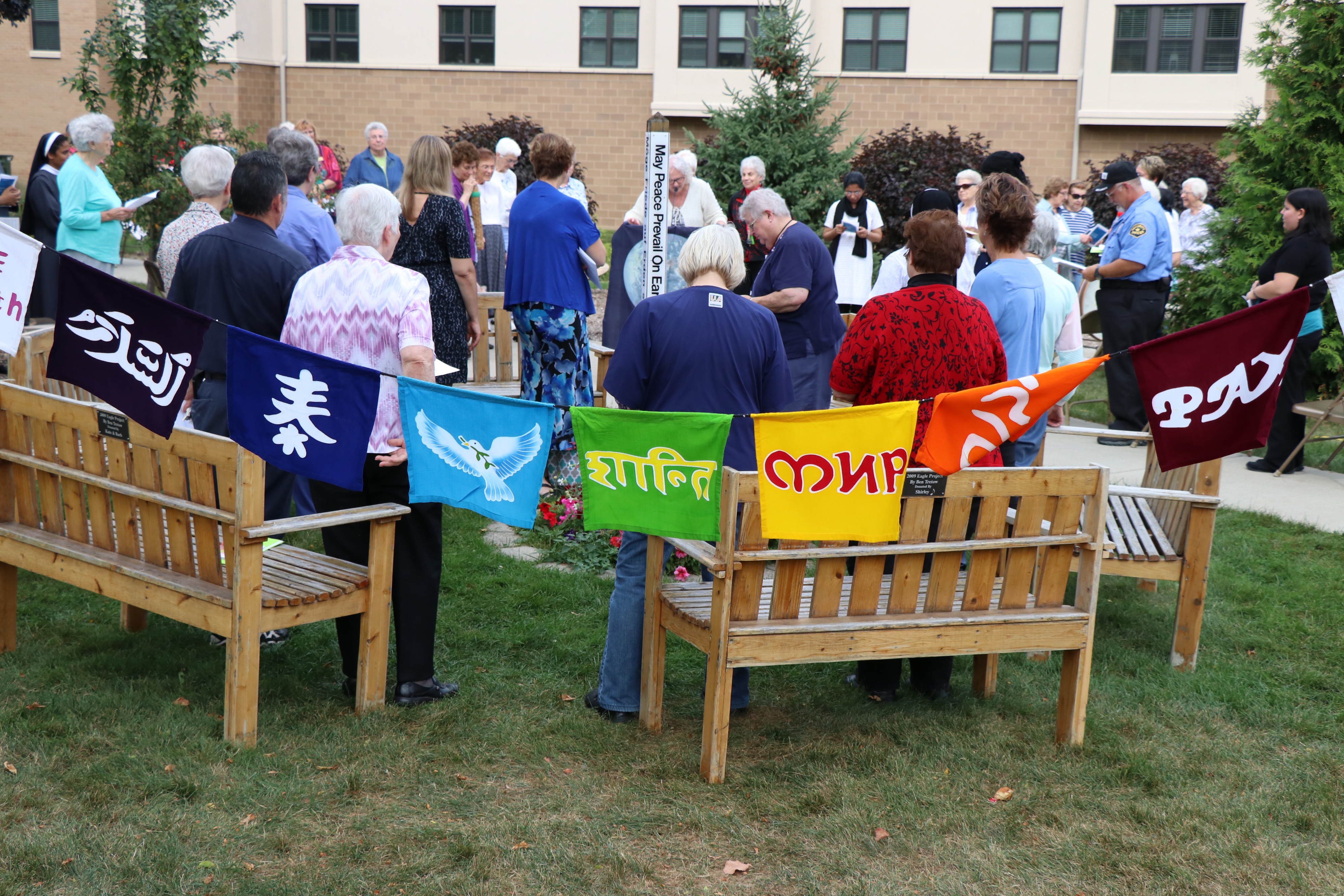 peace flags