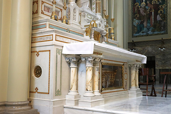 Marble in St. Joseph Chapel