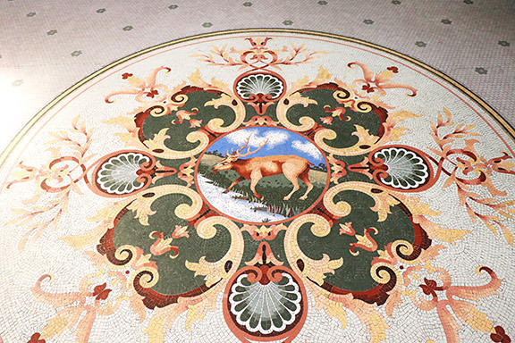 Mosaic in St. Joseph Chapel