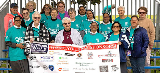 Sisters and Associates at the Capuchin Walk