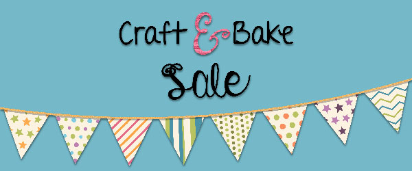Bake and Craft Sale Banner graphic