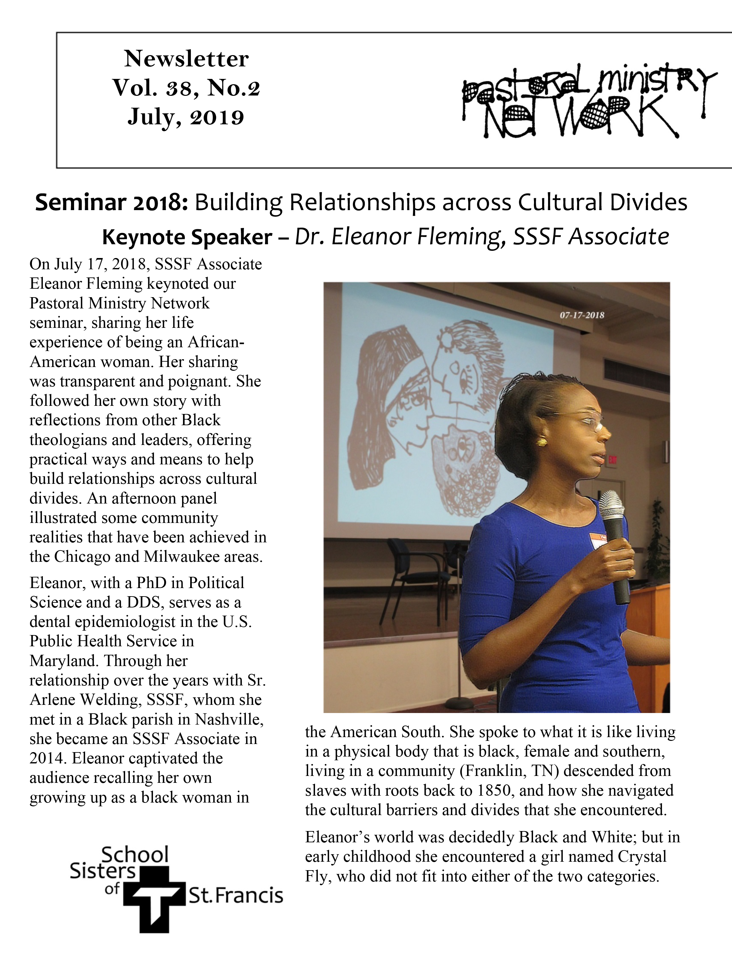 Pastoral Ministry Network Newsletter - July 2019